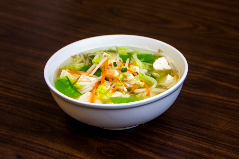 s06. vegetable tofu soup 蔬菜豆腐汤